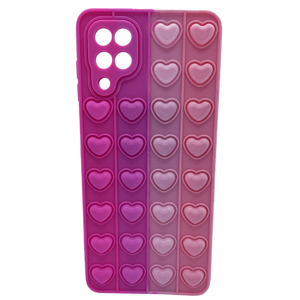 کاور مدل فیجت طرح قلب مناسب برای گوشی موبایل سامسونگ Galaxy A12